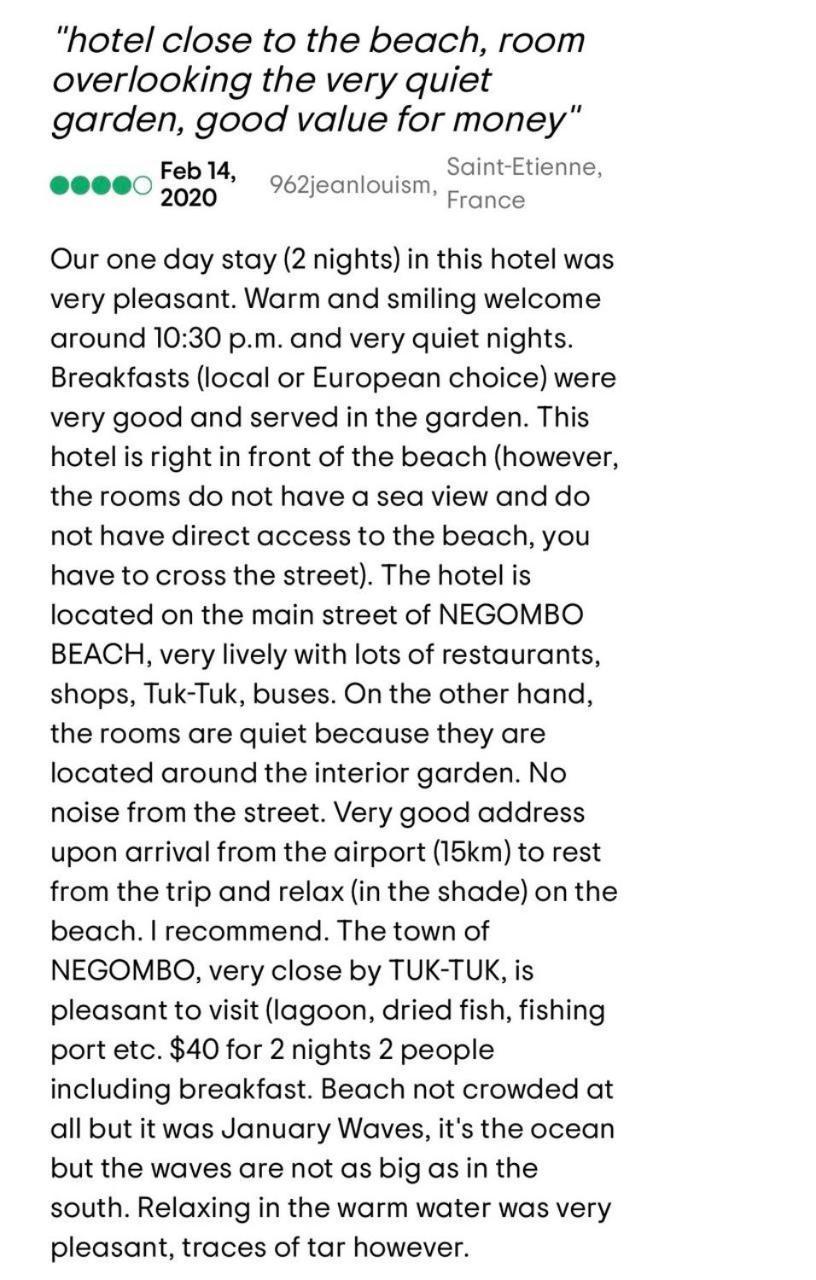 נגומבו Village Inn Resort מראה חיצוני תמונה